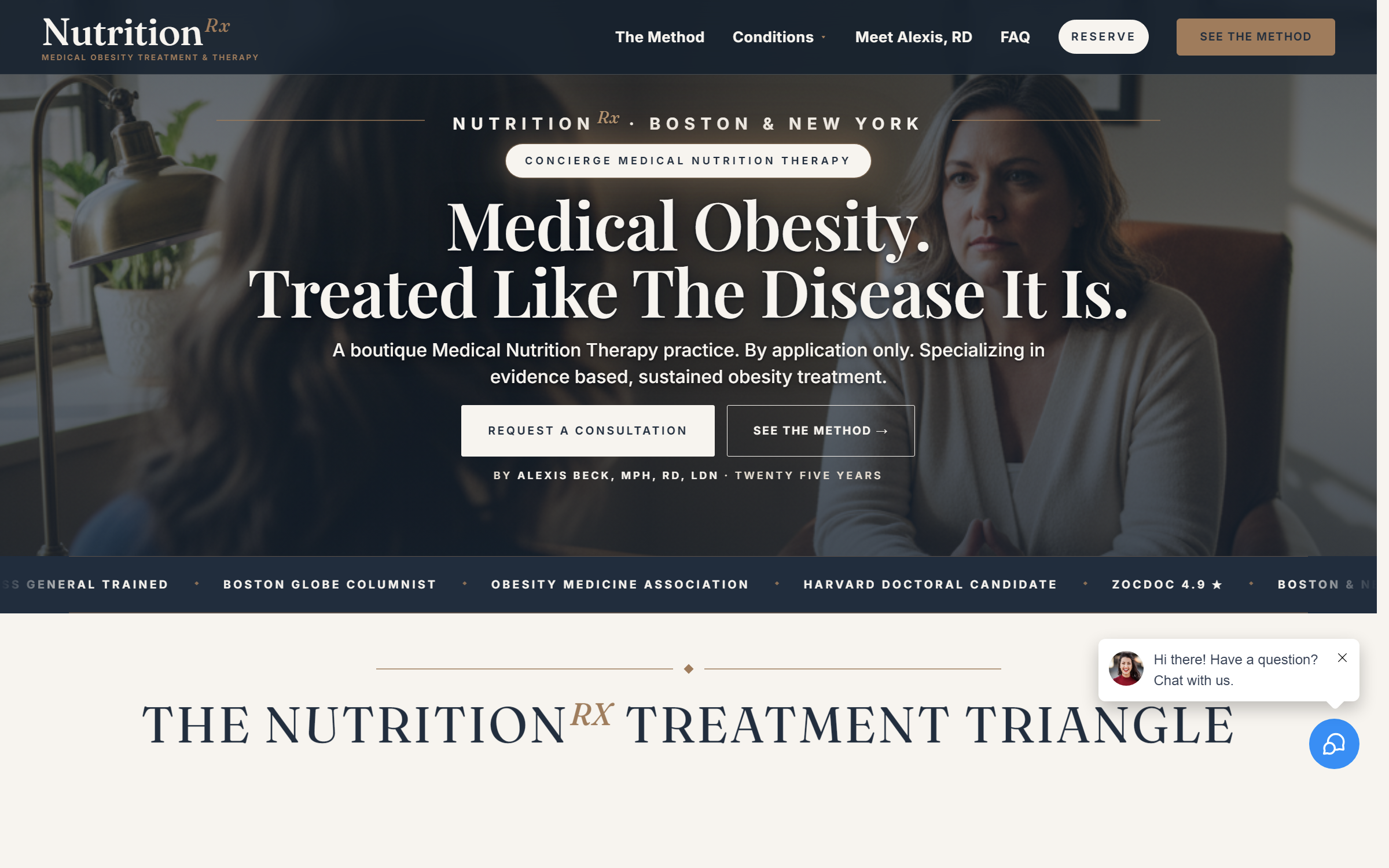 NutritionRx website